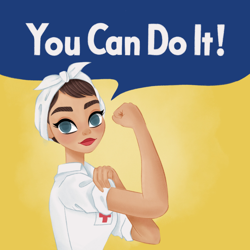 Grußkarten - Motivationskarte 'You can do it' 