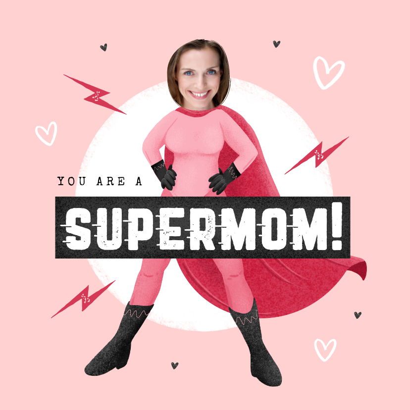 Muttertagskarten - Muttertagskarte Supermom