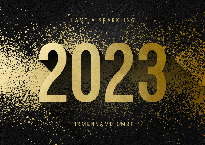 Neujahrskarten - Neujahrskarte geschäftlich 2022 3D-Look