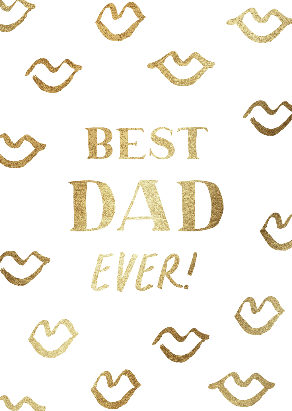Vatertagskarten - Grußkarte Vatertag 'Best Dad Ever'