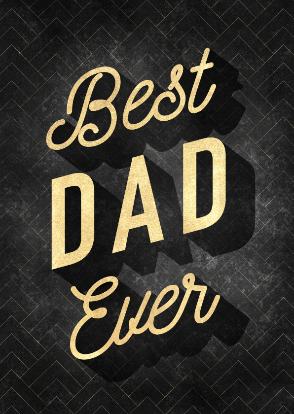Vatertagskarten - Vatertagskarte 'Best Dad ever'