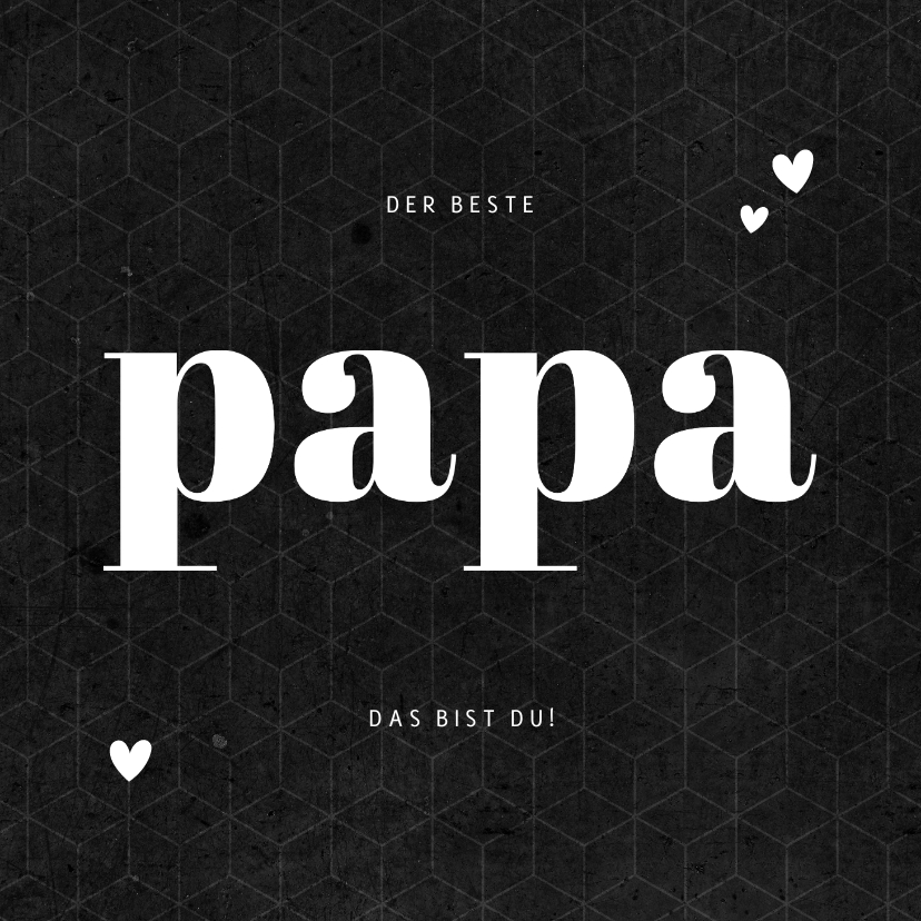 Vatertagskarten - Vatertagskarte 'der beste Papa'
