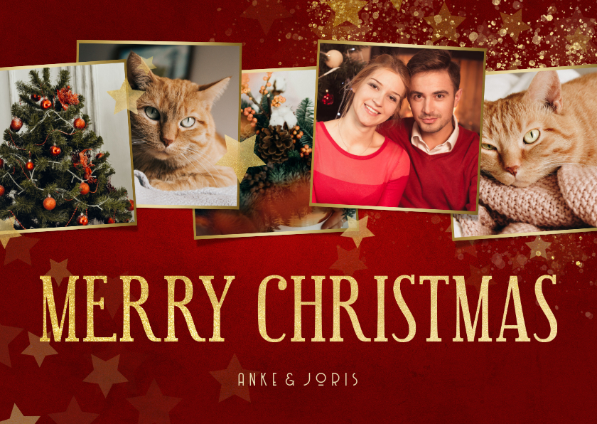 Weihnachtskarten - Weihnachtsgrußkarte Bilderreihe